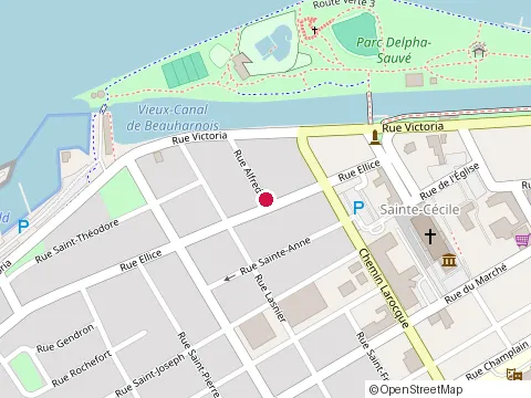 Location of Garage Faille Richard Autos Inc at 21 Rue Alfred, Salaberry-de-Valleyfield