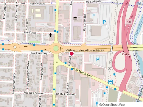 Location of Garage Findlay at 5-76 Rue Lois, Gatineau