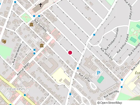 Location of Garage Guenette at 40 Rue Guenette, Lévis