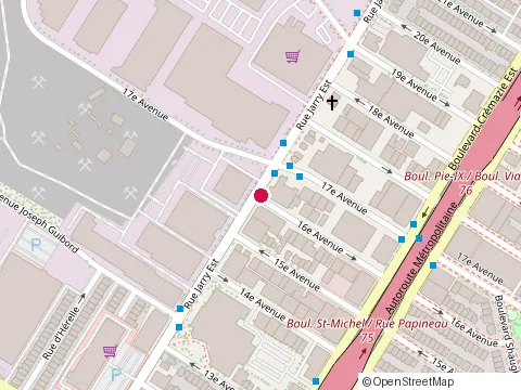 Location of Garage Hoa at 8001 16E Av, Montréal