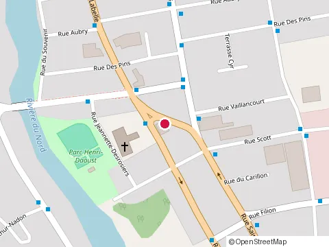 Location of Garage Hot Antique at 855 Boulevard des Laurentides, Saint-Jérôme