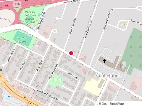 Location of Garage Hubard Ltée at 5220 chemin de Chambly, Saint-Hubert