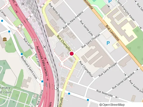 Location of Garage J-M Harvey Inc at 1144 Rue St-Thomas, Trois-Rivières