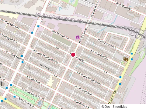 Location of Garage Jp Paquet Inc at 2845 Rue de Rouen, Montréal