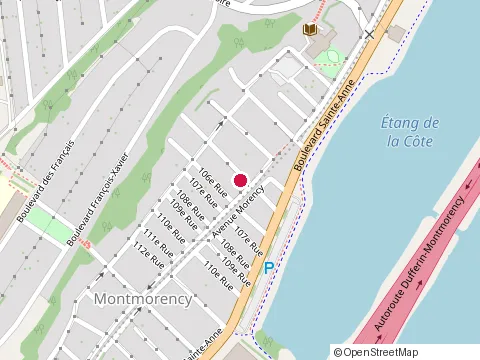 Location of Garage Jy Deschene at 228 105E Rue, Québec