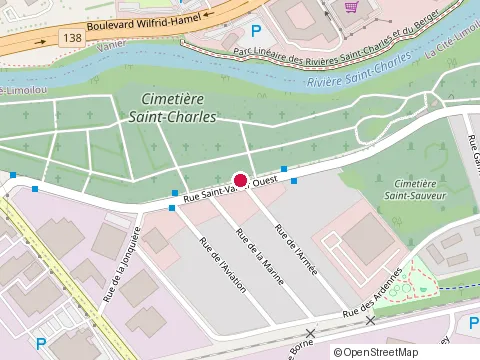 Location of Garage Lévesque Léopold at 1225 Rue Saint-Vallier Ouest, Québec
