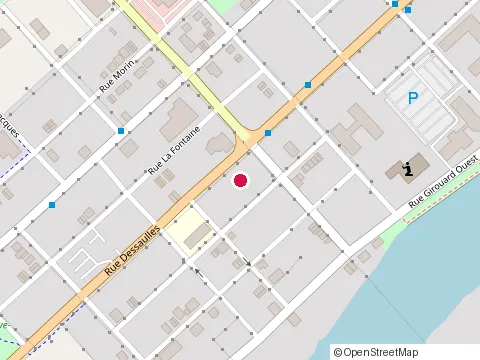 Location of Garage Luneau at 2580 Rue Dessaulles, Saint-Hyacinthe