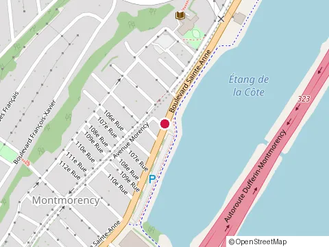 Location of Garage Marcel Leclerc at 4807 Bd Sainte-Anne, Québec