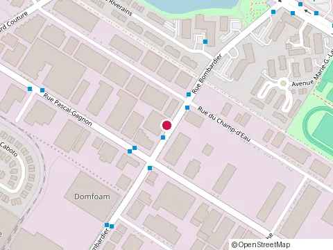 Location of Garage Mario Auto Spec at 6905 Bombardier, Montréal