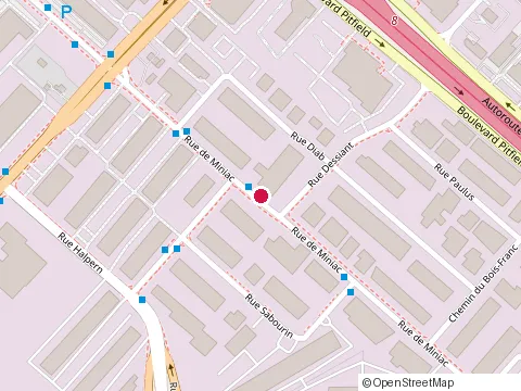 Location of Garage Maxel-Auto at 2585 de Miniac St, Saint-Laurent