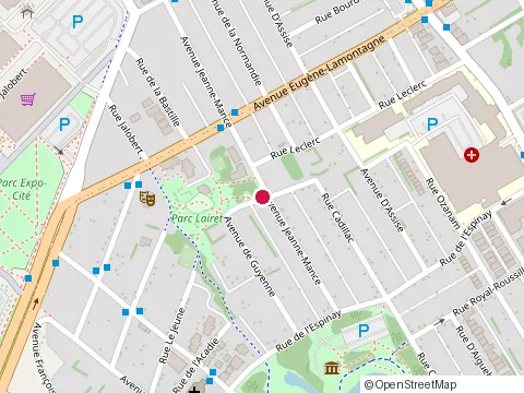 Location of Garage Pettigrew C G at 1414 avenue de Guyenne, Québec