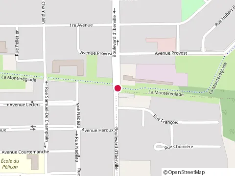 Location of Garage Pierre Dubois Inc. at 1107 boulevard d'Iberville, Saint-Jean-sur-Richelieu