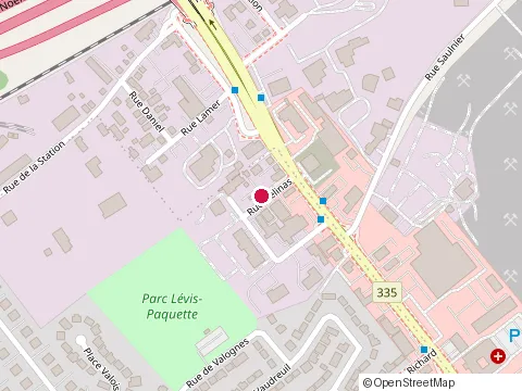 Location of Garage Pneus et Mécanique l.E at 28 Rue Gélinas, Laval