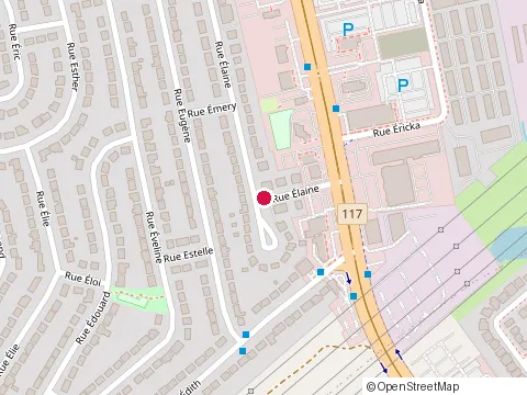 Location of Garage Pyrotech Mechanic Mobile at Rue Laine, Laval