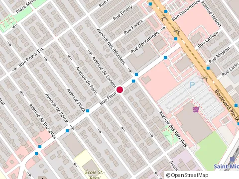 Location of Garage R Robineault Enr at 10160 avenue de London, Montreal-Nord