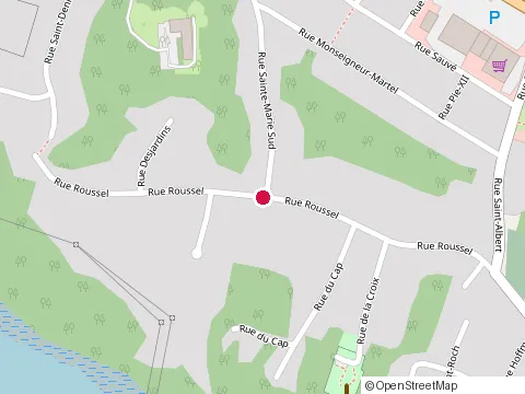 Location of Garage Raymond Gravel at 2722 Rue Roussel, Chicoutimi