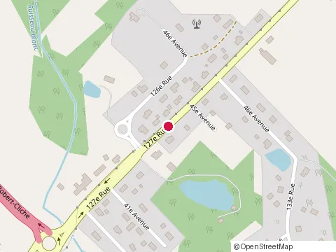 Location of Garage Robert Morin at 12730 46E Avenue, Saint-Georges