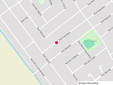 Location of Garage Rpar-Action Enr at 254B Rue Savard, Saint-Jean-sur-Richelieu
