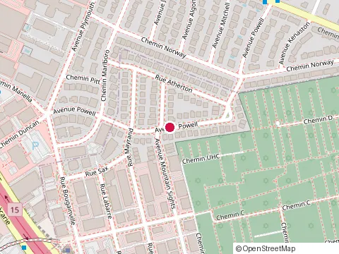 Location of Garage Saigon at 8322 avenue Mountain Sights, Montréal