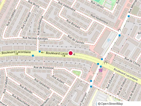 Location of Garage Sonsonate at 7065 Lacordaire Blvd, Saint-Léonard