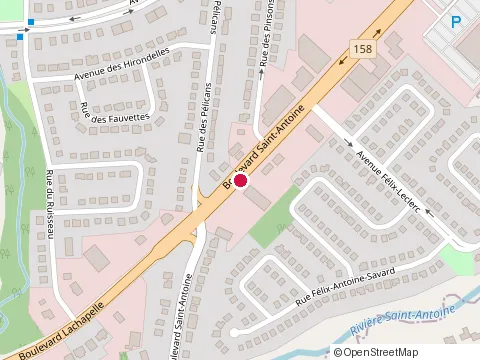 Location of Garage St-Antoine In 2007 at 748 Bd Saint-Antoine, Saint-Jérôme