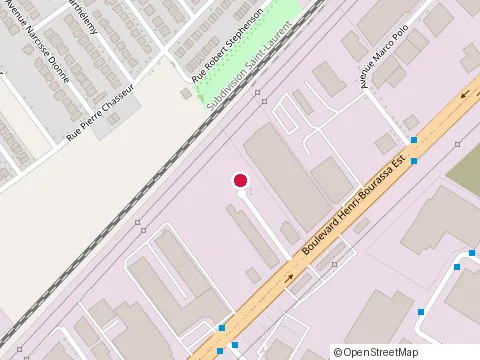 Location of Garage Thunder Tires at 11370 avenue Arthur Nantel, Montréal