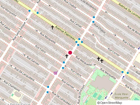 Location of Garage Tony Marco Enr at 6557 Rue Marquette, Montréal
