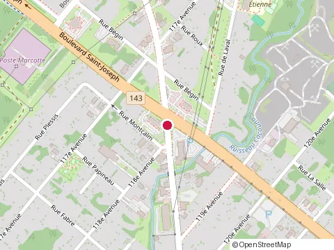 Location of Garage Yvon Fortier at 2307 Mercure Blvd, Drummondville
