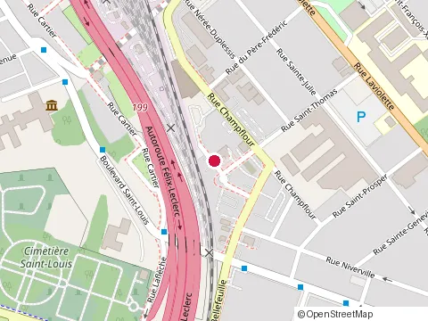 Location of Garage Yvon Grenier at 890 Rue de Lafont, Trois-Rivières