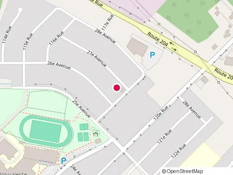 Location of Garage Yvon Paquet at 3015 120E Rue, Saint-Georges