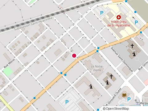Location of Garage Yvon&Herve Enrg at 1050 avenue Raymond, Saint-Hyacinthe
