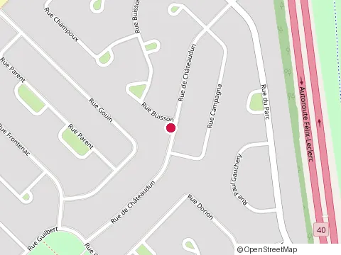 Location of Garceau - Construction (J. Garceau & Fils Inc.) at 610 Rue Belleau, Trois-Rivières