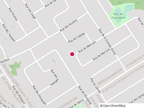 Location of Garderie at 2122 Rue du Zenith, Québec