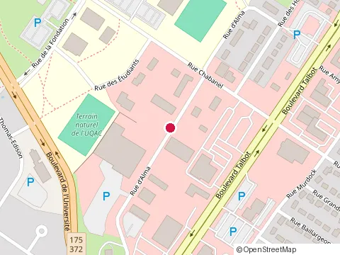 Location of Garderie À Pas Vers la Découverte at 445 Rue du Sauvignon, Chicoutimi