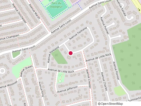 Location of Garderie Amstramgram Montessori at 24 Avenue Parkland, Pointe-Claire