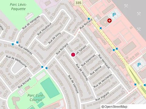 Location of Garderie Chez Suzanne at 47 Rue Sylvain, Laval