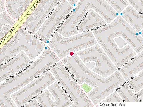 Location of Garderie des Abeilles at 2035 Rue Pierre-Beaubien, Laval