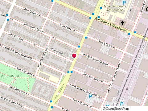 Location of Garderie Hanem at 145 Rue Sauvé O, Montréal