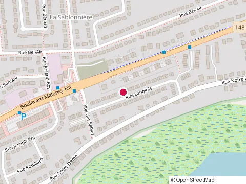 Location of Garderie la Camaraderie at 63 Rue Langlois, Gatineau
