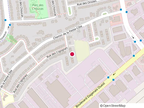 Location of Garderie la Maison du Bonheur at 2371 Rue des Cigognes, Laval