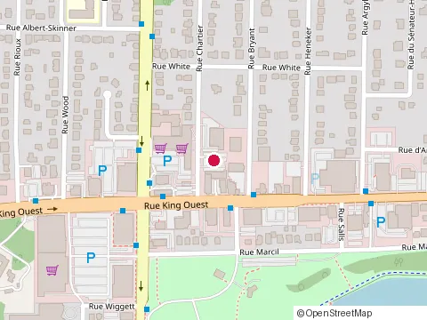 Location of Garderie les Bourgeons at 327 Rue Célina, Sherbrooke