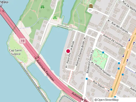 Location of Garderie les Coccinelles at 2103 Place Étienne-Brûlé, Montréal