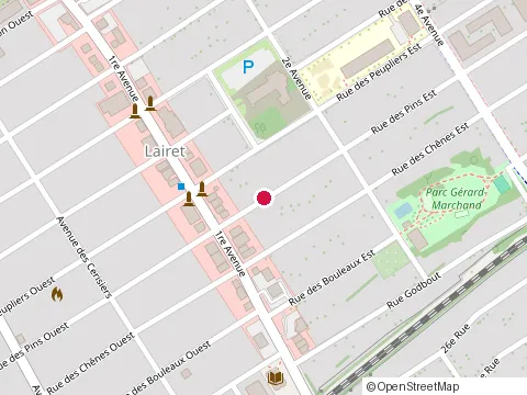 Emplacement de Garderie les Complices au 90 Rue des Pins O, Québec