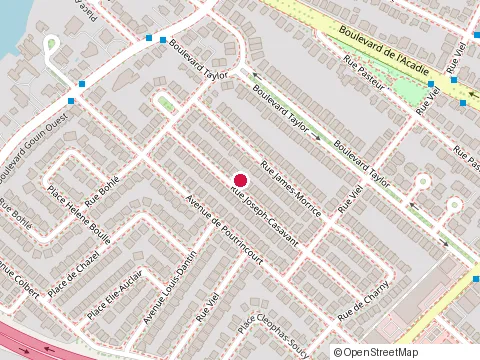 Location of Garderie les Papillons Qui Volent at 12179 Rue Joseph-Casavant, Montréal