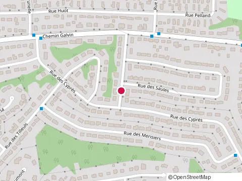 Location of Garderie les Petits Maestros at 277 Rue des Bouleaux, Sherbrooke