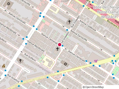 Location of Garderie Lieu de Bonheur at 5500 Rue Snowdon, Montréal