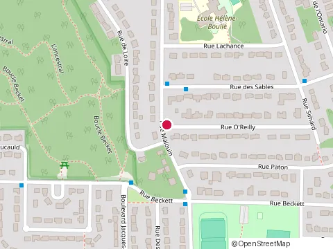 Location of Garderie Petit Noble at 1710 Rue O'Reilly, Sherbrooke