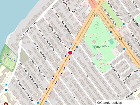 Location of Garderie Pré-en-Bulles 2 at 3889 boulevard Henri-Bourassa E, Montréal