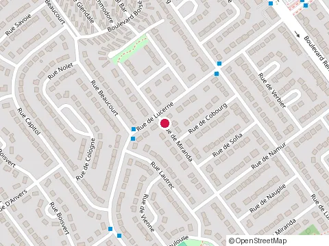 Location of Garderie Subventionnée les Papillons Doux at 1810 Rue de Miranda, Laval