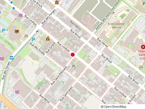 Location of Garoy Construction Inc at Rue des Forges, Drummondville